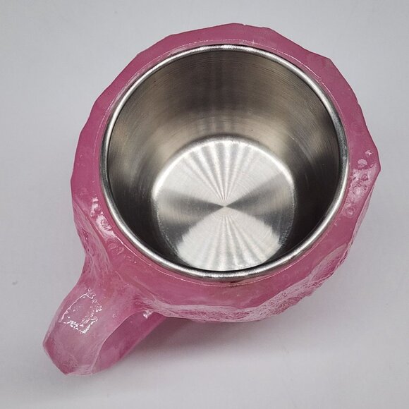 Mineral Crystal Resin Mug Pink Mineral Crystal Coffee Mug - Picture 6 of 7